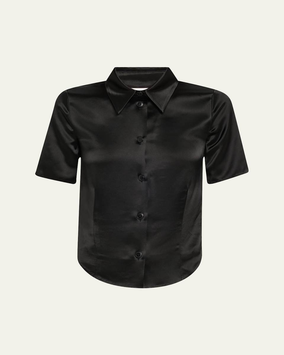 Clare Slip Satin Shirt